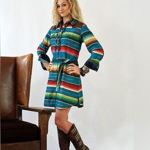 TASHA POLIZZI Colt 44 Serape Tunic Dress